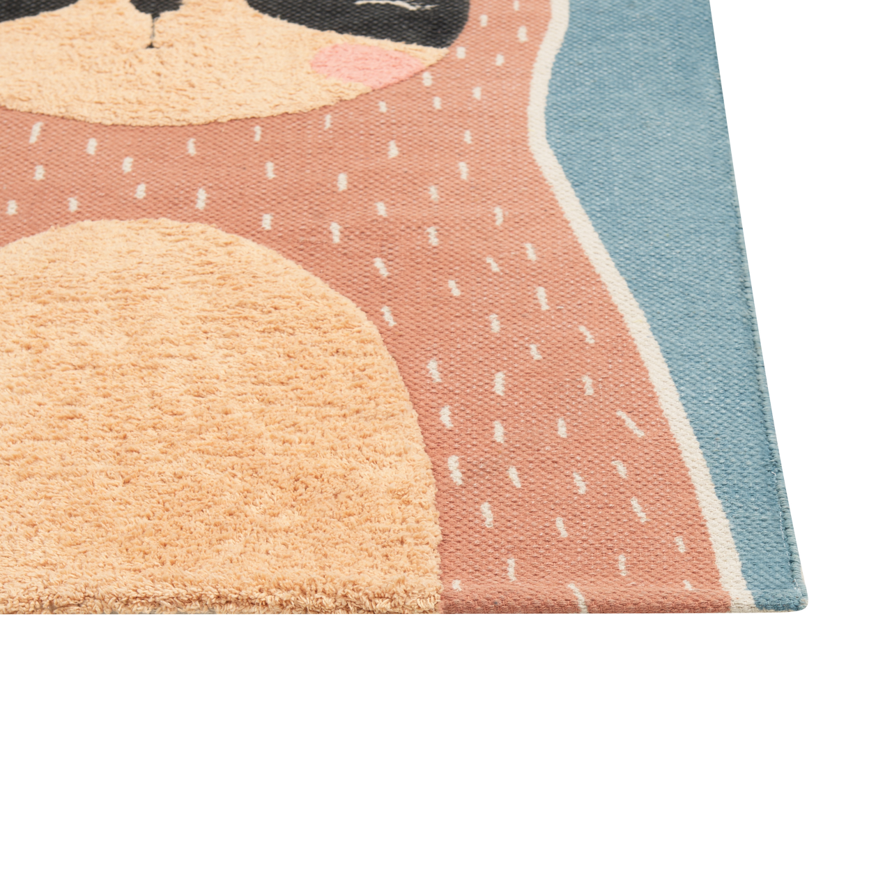 Covor pentru copii ISAK Albastru 80 x 150 cm Bumbac [6]