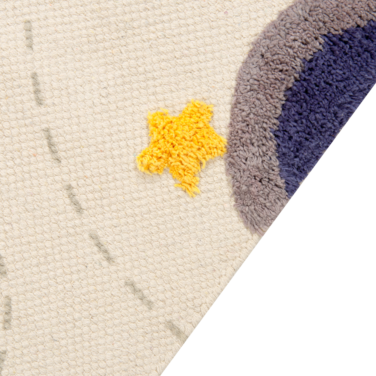 Covor pentru copii LANGSA Bej 80 x 150 cm Bumbac [4]