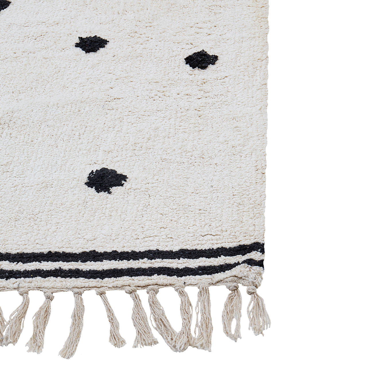 Children's rug LAZA Off-white 140 x 200 cm Cotton [4]