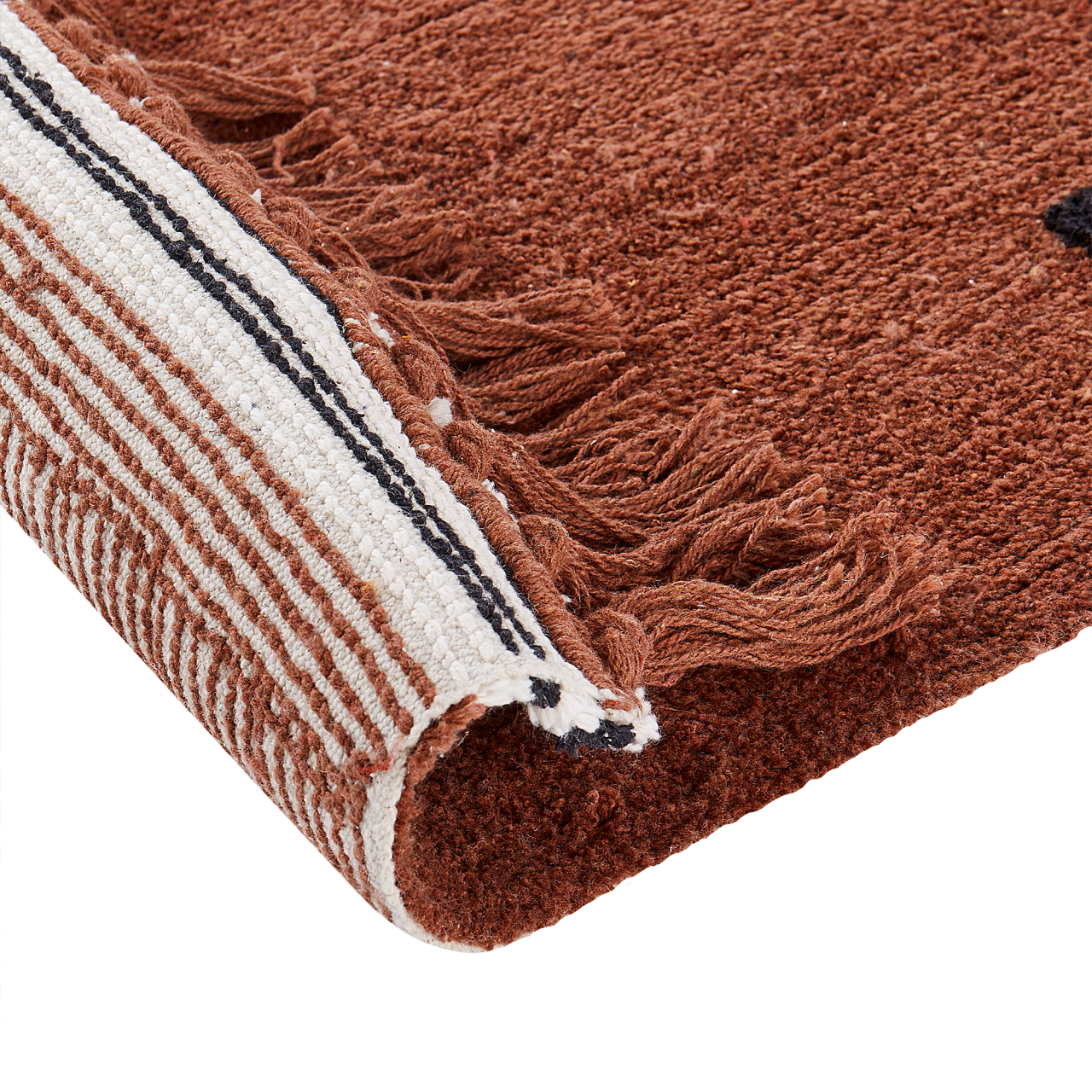 LAZA Children's Rug Brown 140 x 200 cm Cotton [5]
