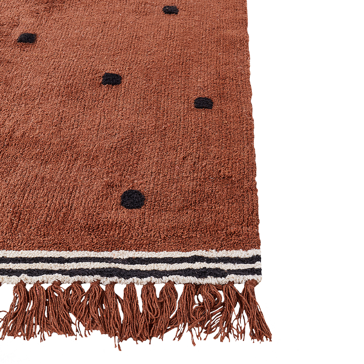 LAZA Children's Rug Brown 140 x 200 cm Cotton [4]