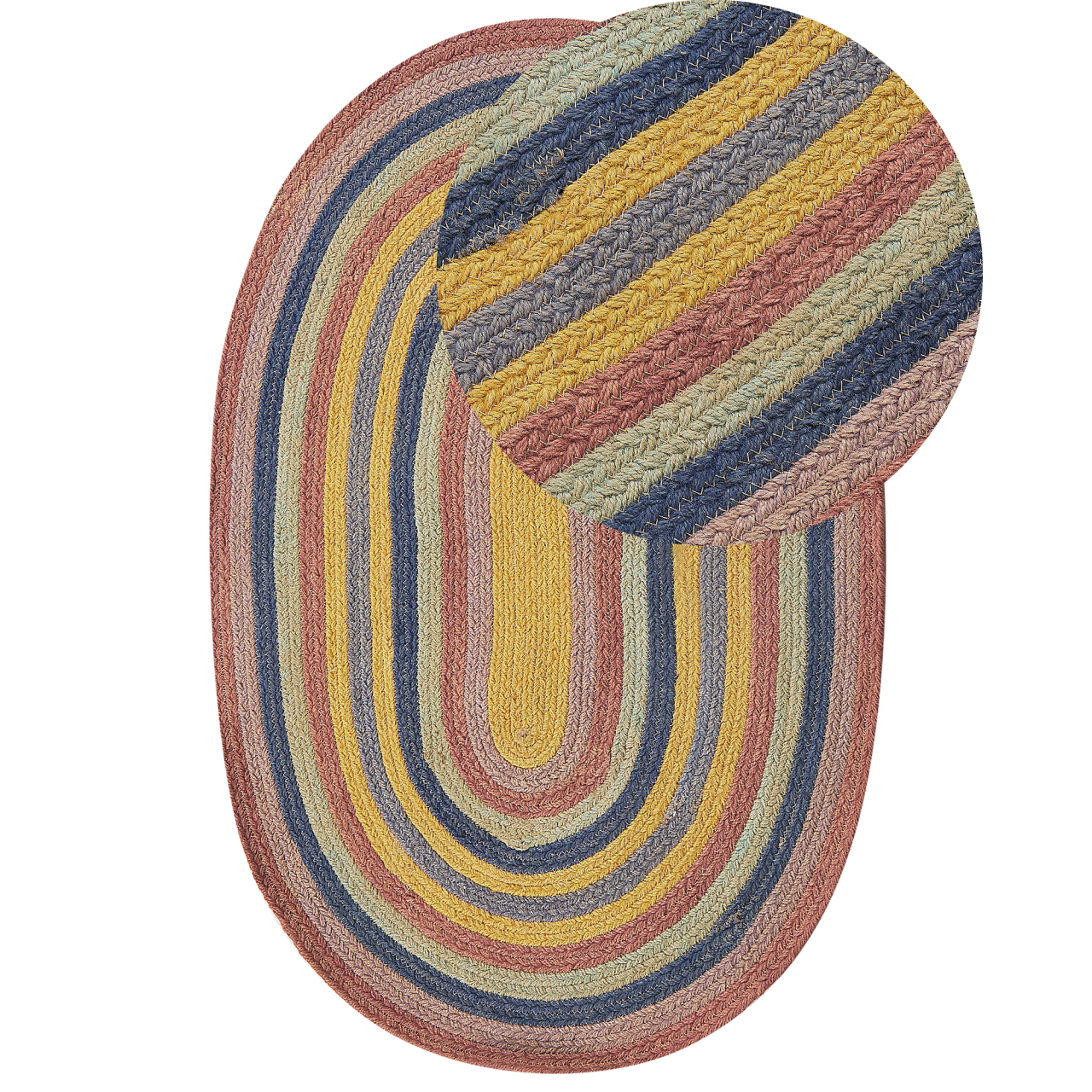 Children's rug PEREWI Multicolor 70 x 100 cm Jute [2]