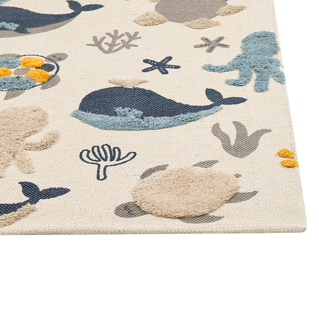 PORSEA children's rug multicolor 80 x 150 cm cotton [4]