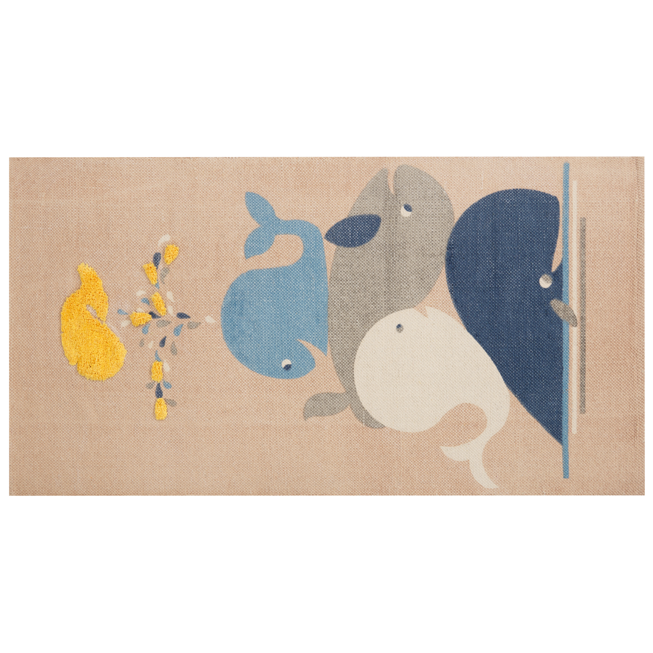 Children's rug SEAI Beige 80 x 150 cm Cotton [2]