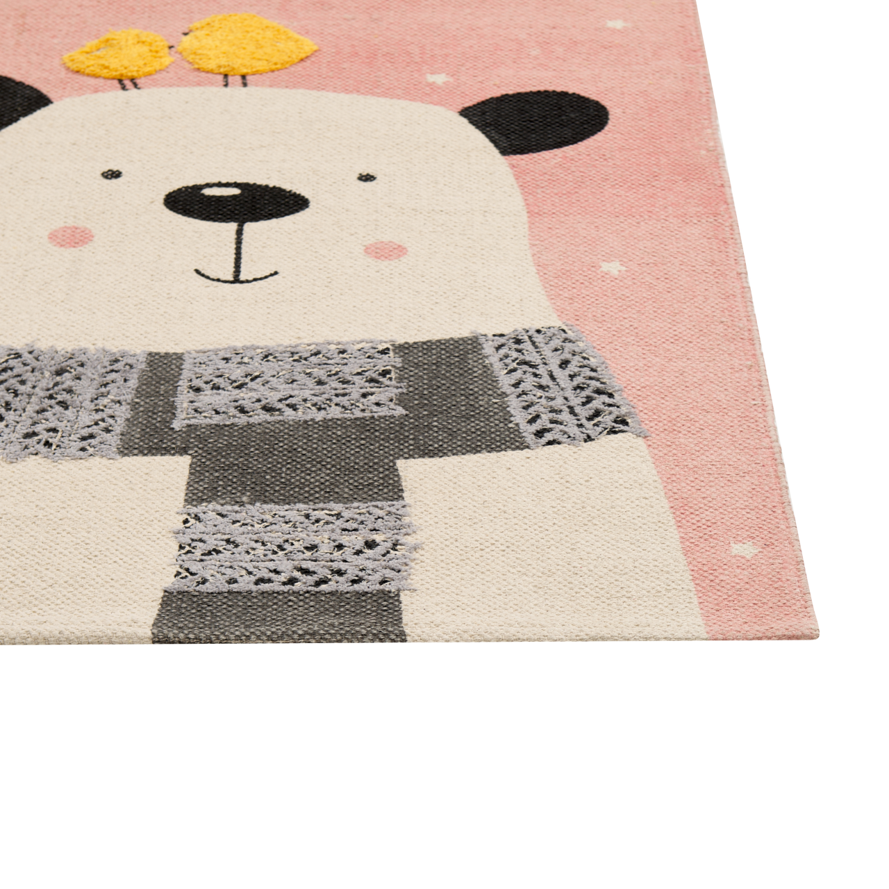 TAPAK Children's Rug Pink 80 x 150 cm Cotton [6]