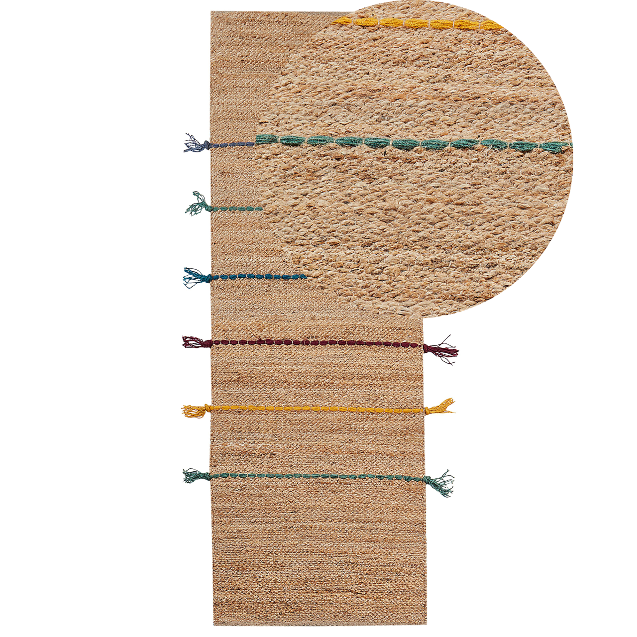 Children's rug UZUNTA Beige 70 x 200 cm Jute [2]