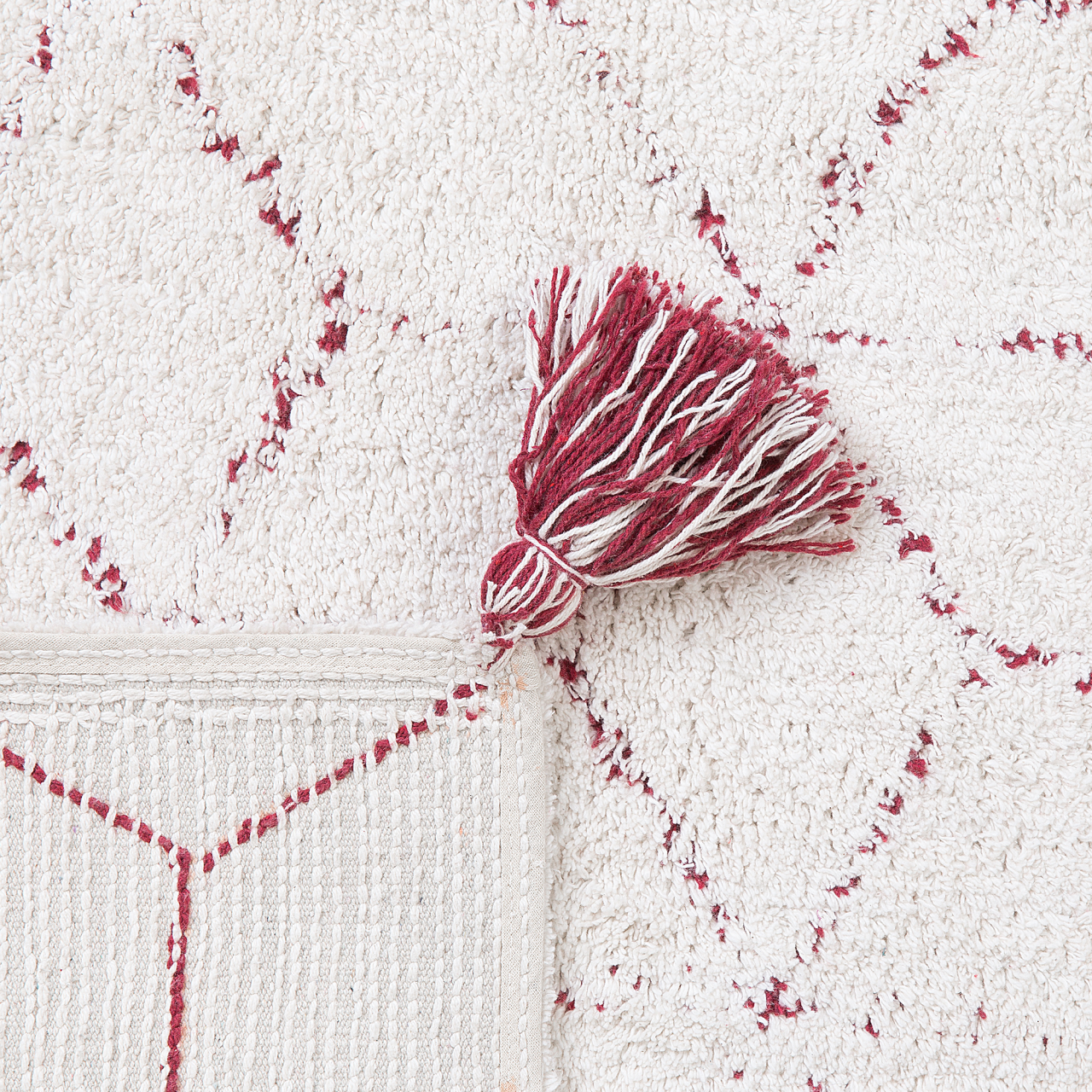 SAKARYA Carpet White 80 x 150 cm Cotton [6]