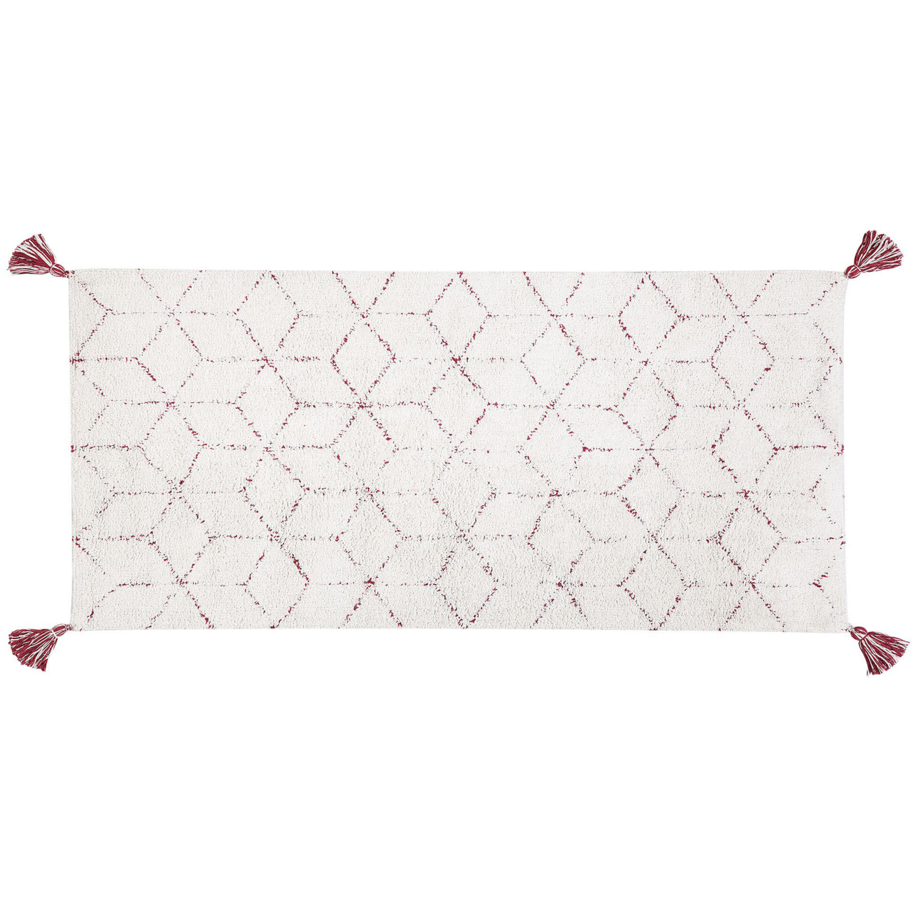 Covor SAKARYA Alb 80 x 150 cm Bumbac [4]