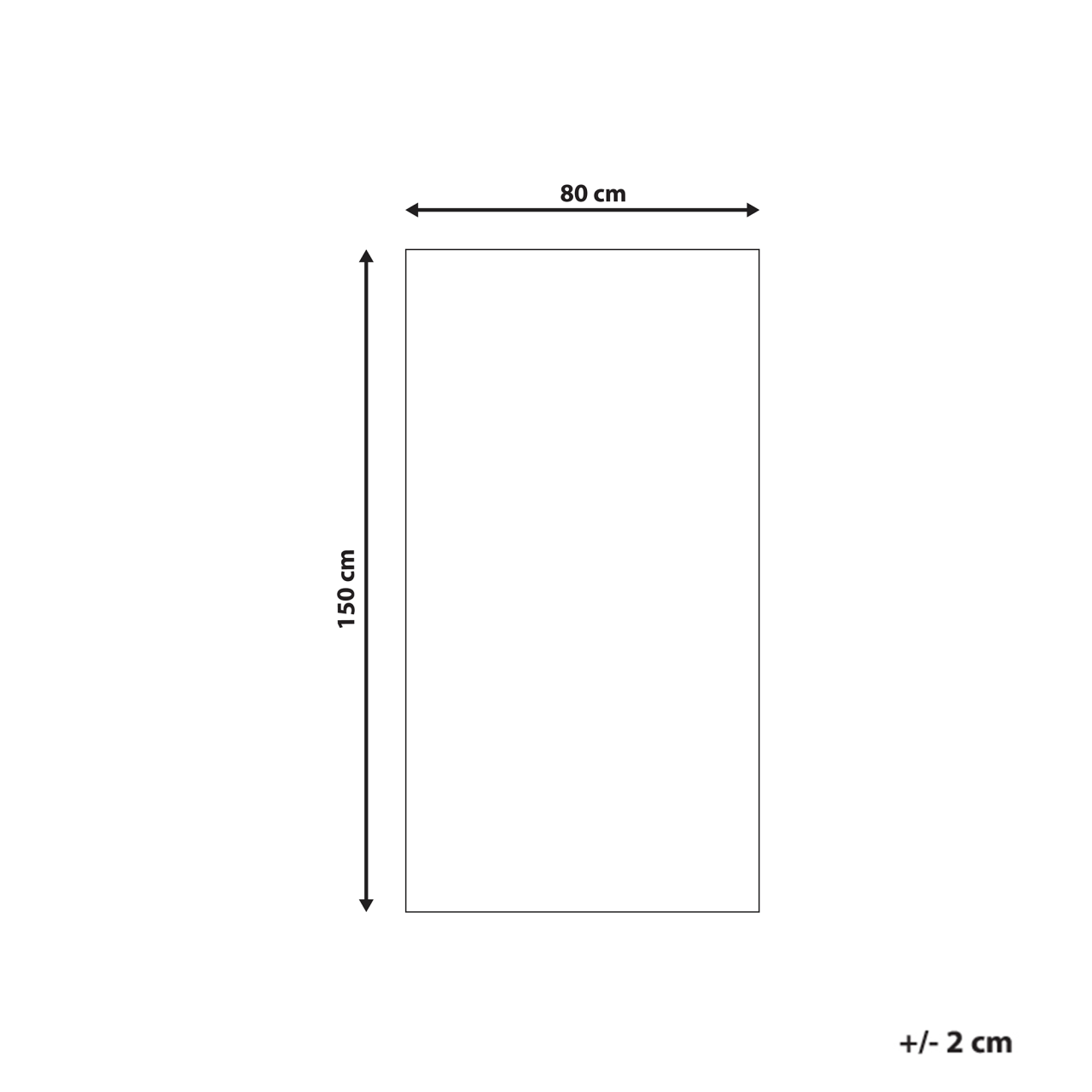 Covor shaggy CIDE Alb 80 x 150 cm [3]