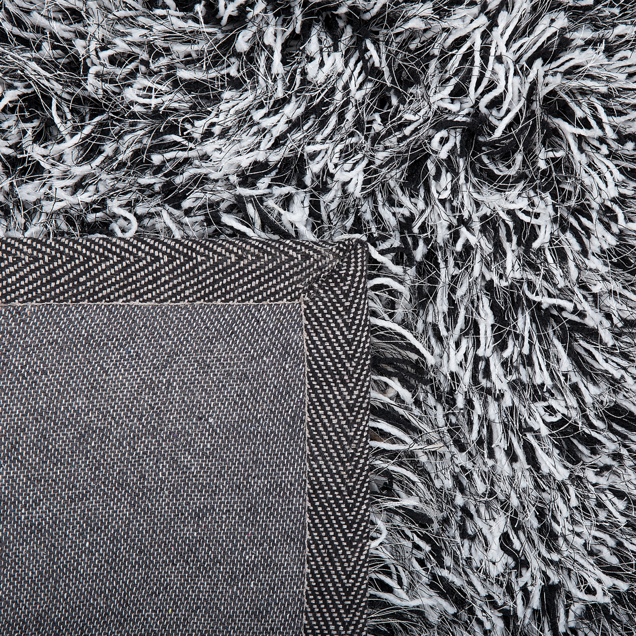 CIDE shaggy carpet Black/White 160 x 230 cm [6]