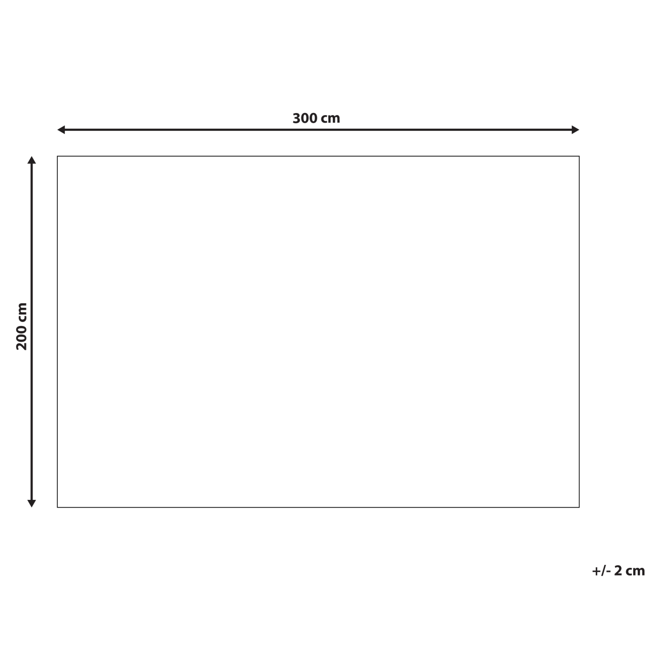 Covor shaggy CIDE Negru/Alb 200 x 300 cm [3]