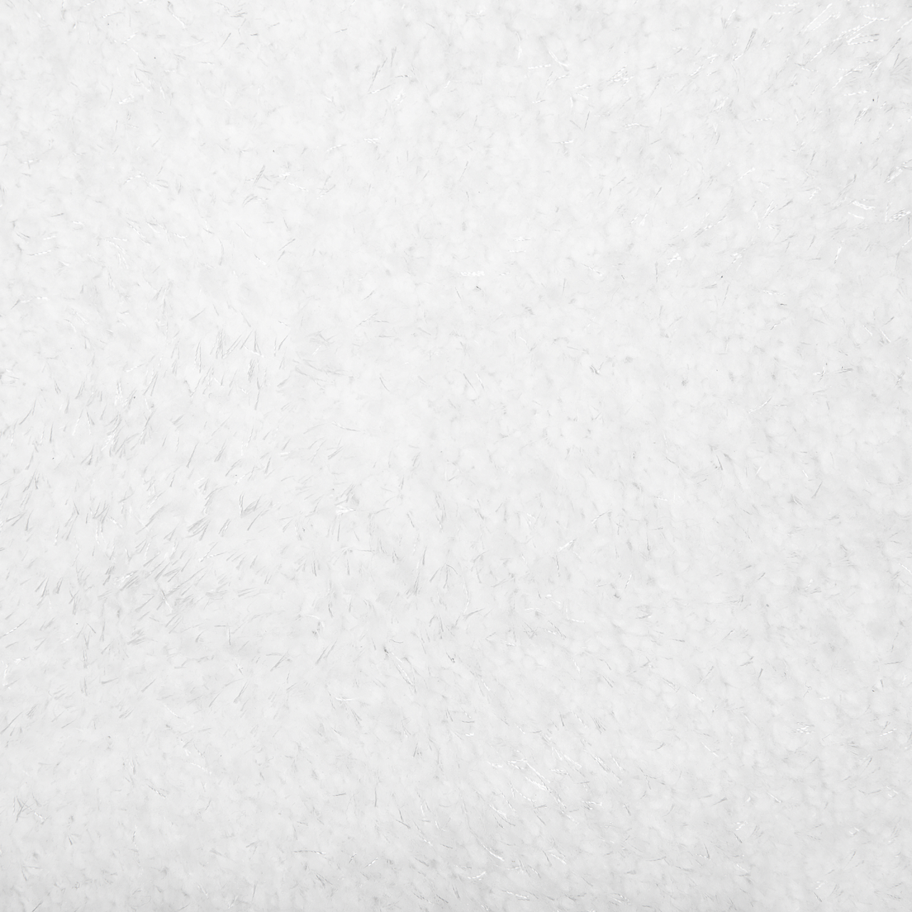 Shaggy rug DEMRE White 200 x 200 cm [5]