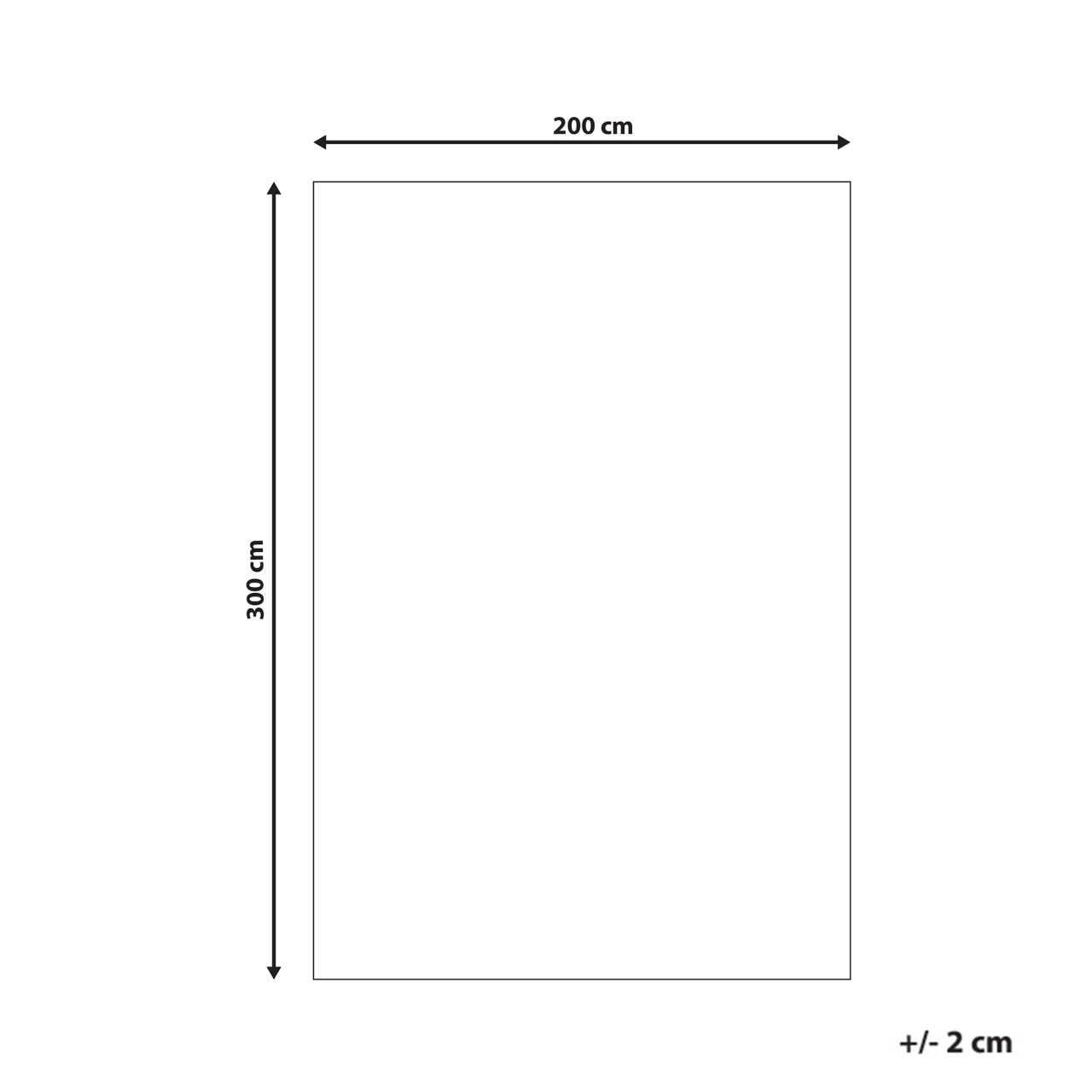 DEMRE shaggy carpet White 200 x 300 cm [3]