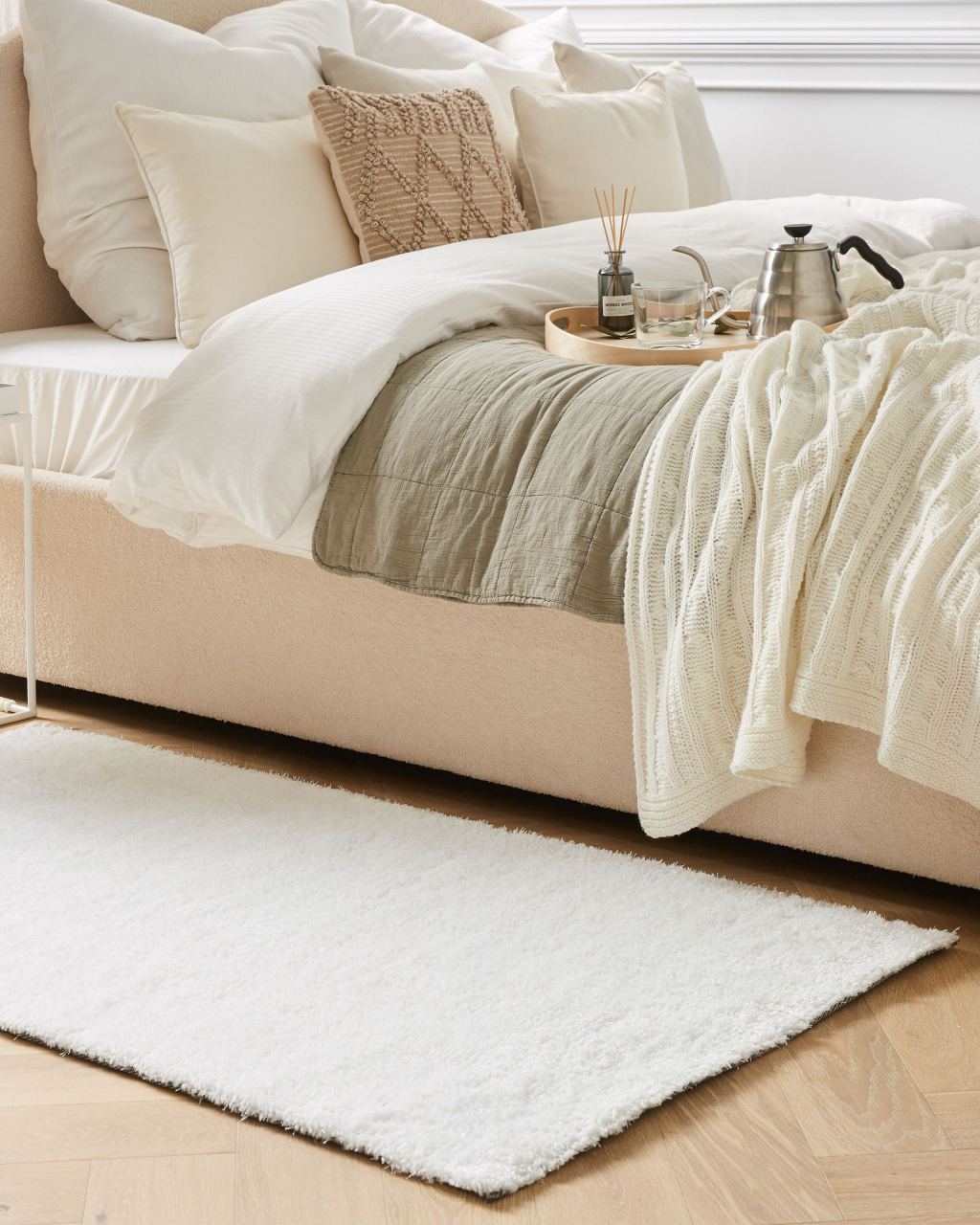 Covor shaggy DEMRE Alb 80 x 150 cm [1]