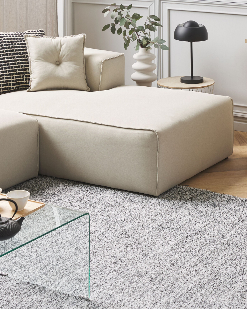 Covor shaggy DEMRE Gri 140 x 200 cm [1]