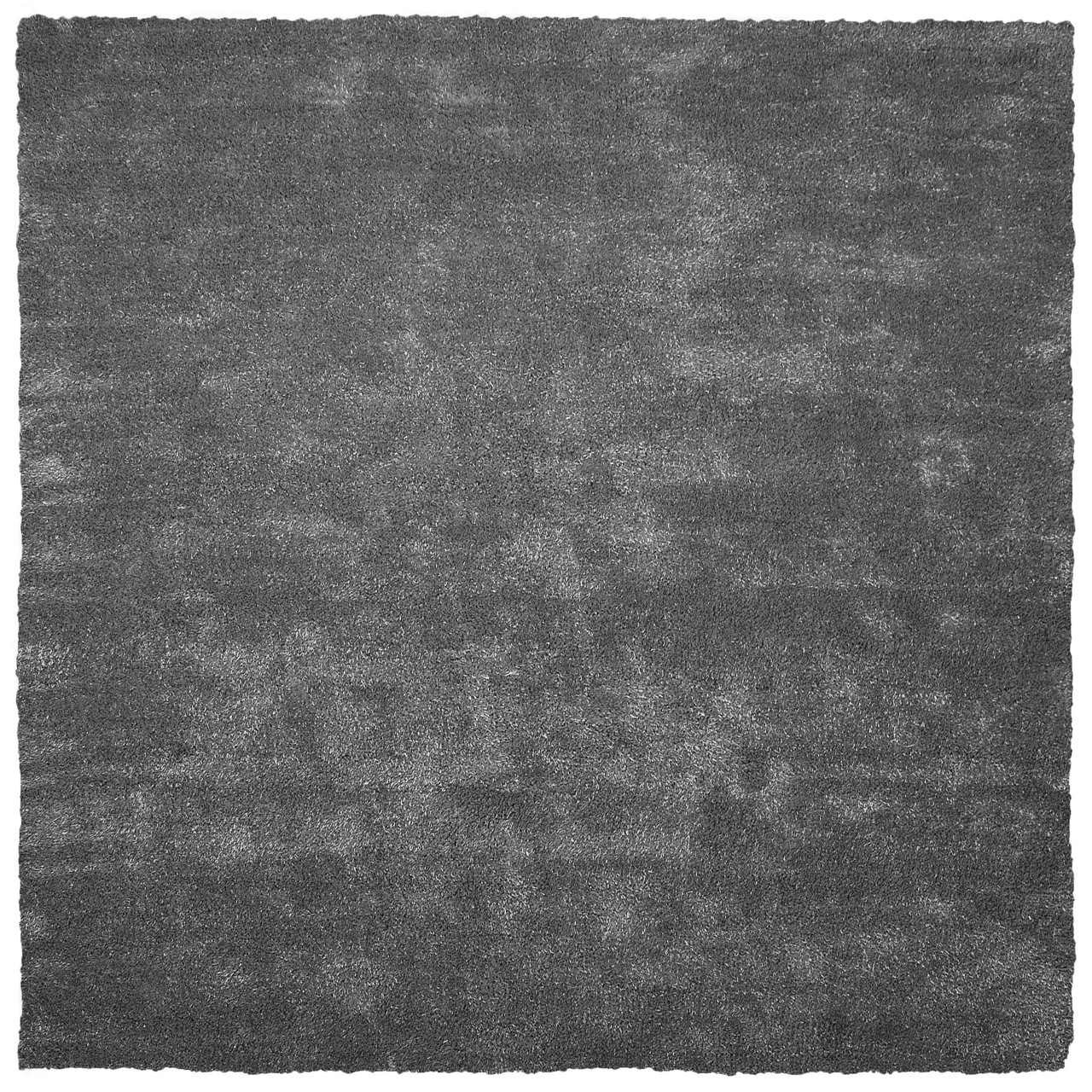 Shaggy rug DEMRE Dark grey 200 x 200 cm [2]