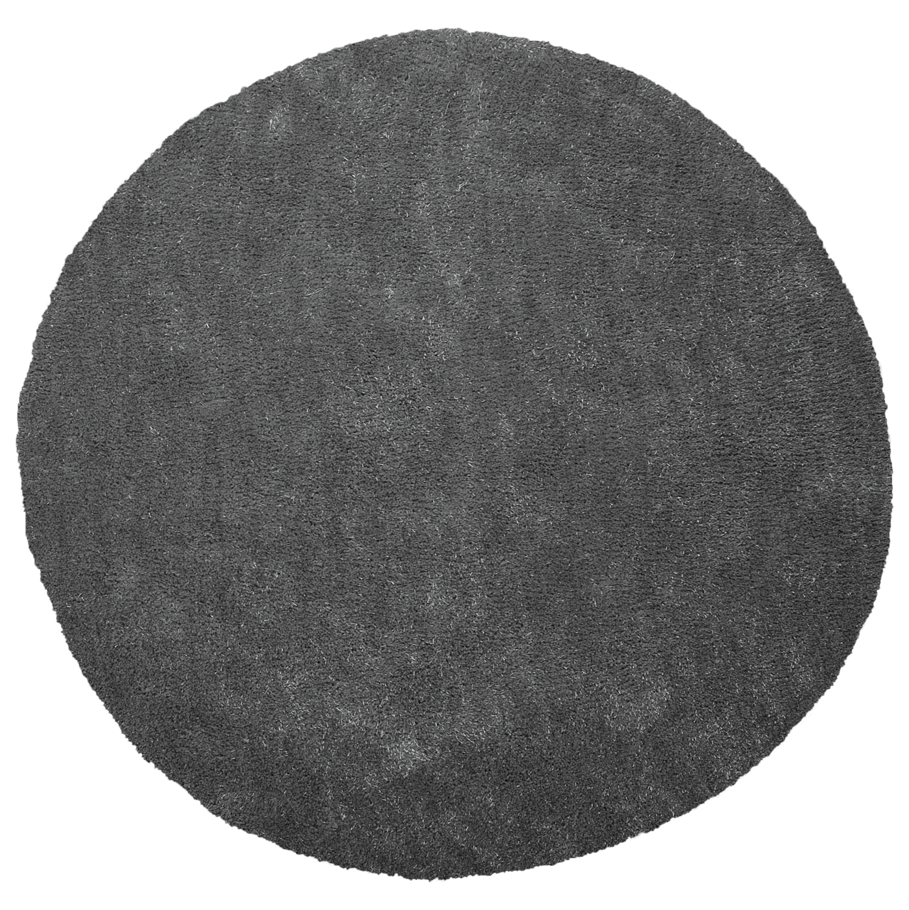 DEMRE shaggy rug Dark grey ø 140 cm [2]