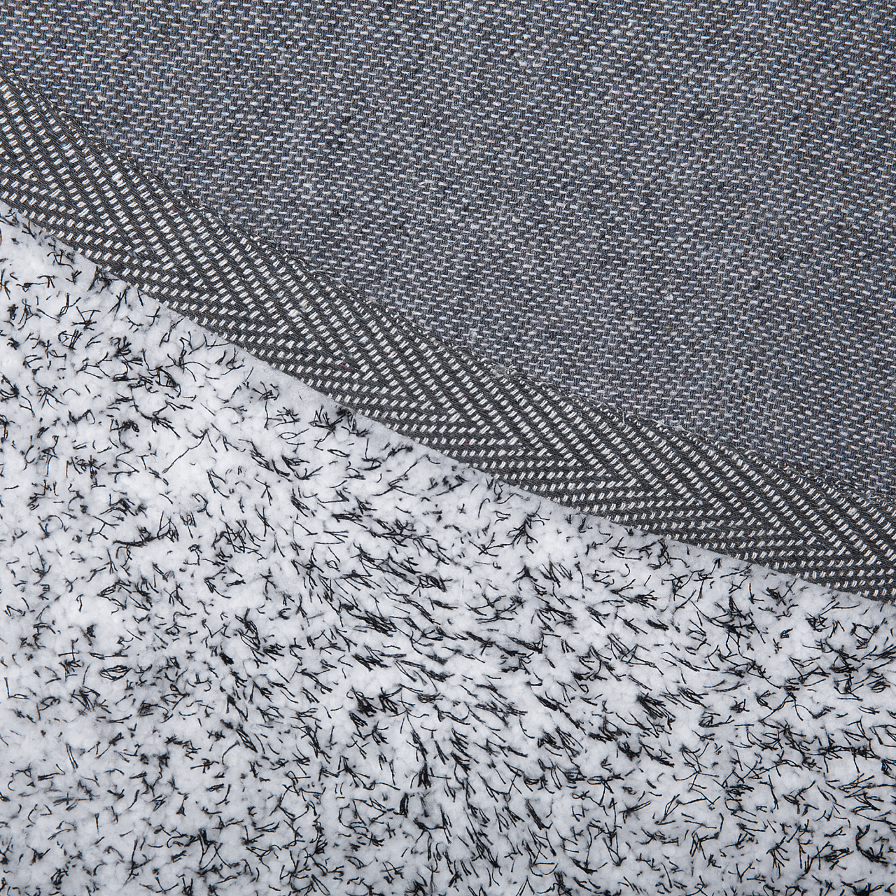 Shaggy rug DEMRE Grey ø 140 cm [5]