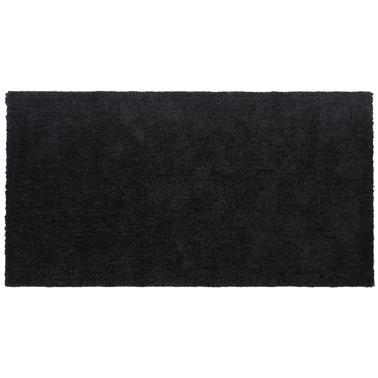 Shaggy rug DEMRE Black 80 x 150 cm [2]