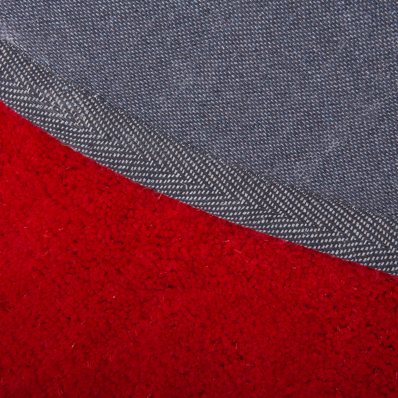 Covor shaggy DEMRE Roșu ø 140 cm [5]