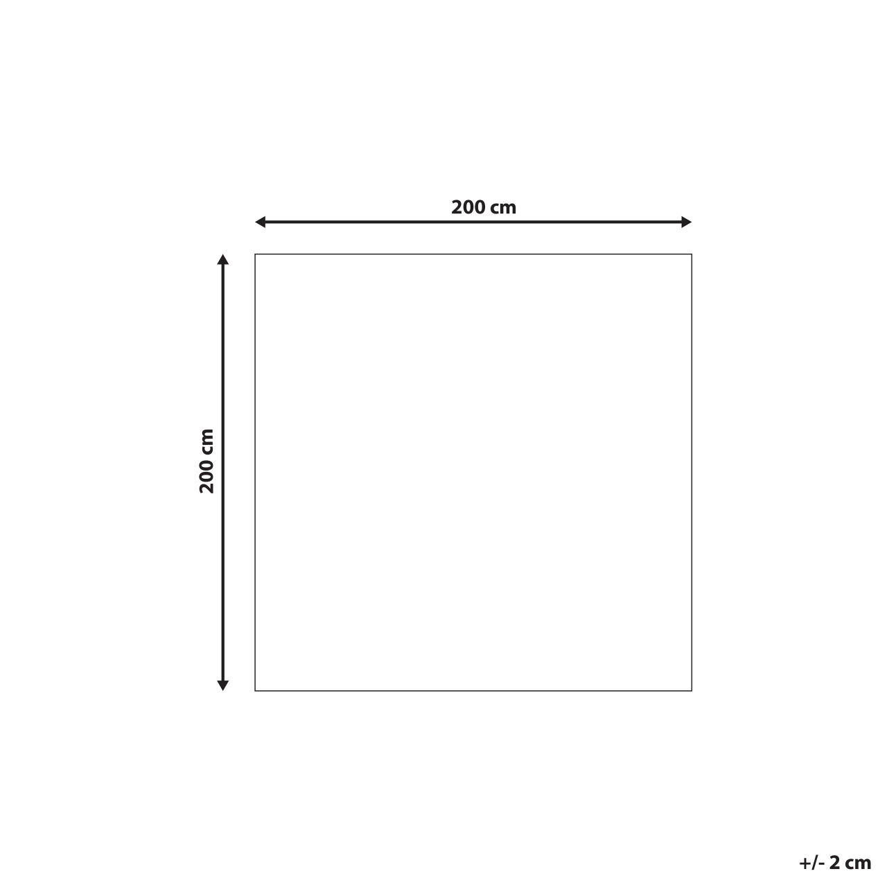 Covor shaggy EVREN Albastru închis 200 x 200 cm [3]