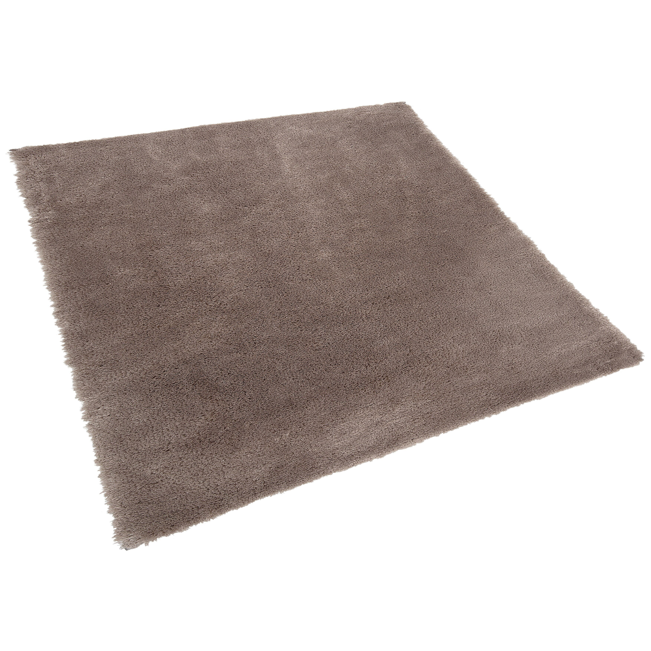 Shaggy rug EVREN Light brown 200 x 200 cm [4]
