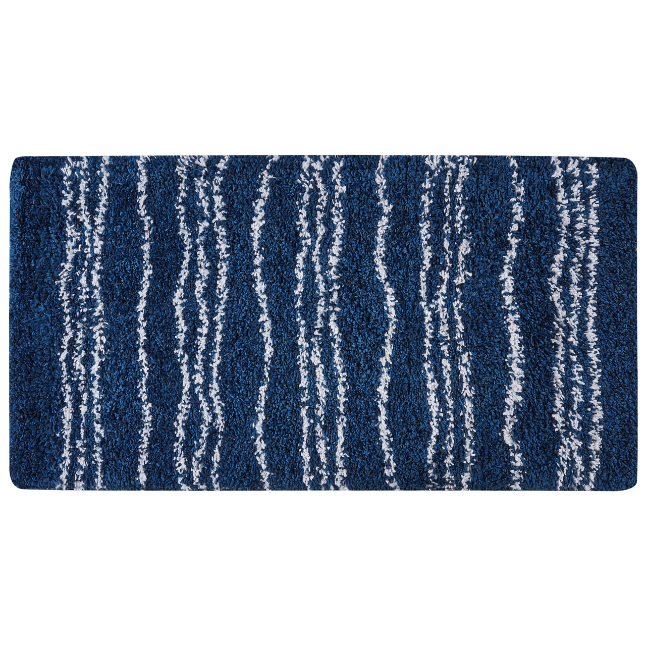 TASHIR shaggy carpet Blue 80 x 150 cm [4]
