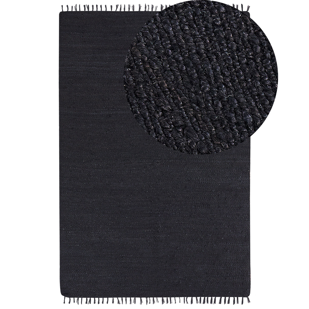 SINANKOY rug Black 200 x 300 cm Jute [2]