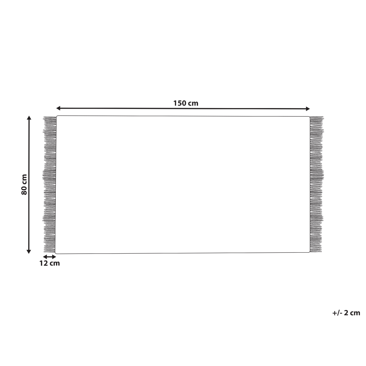 Covor TEKELER Gri 80 x 150 cm Lână [3]