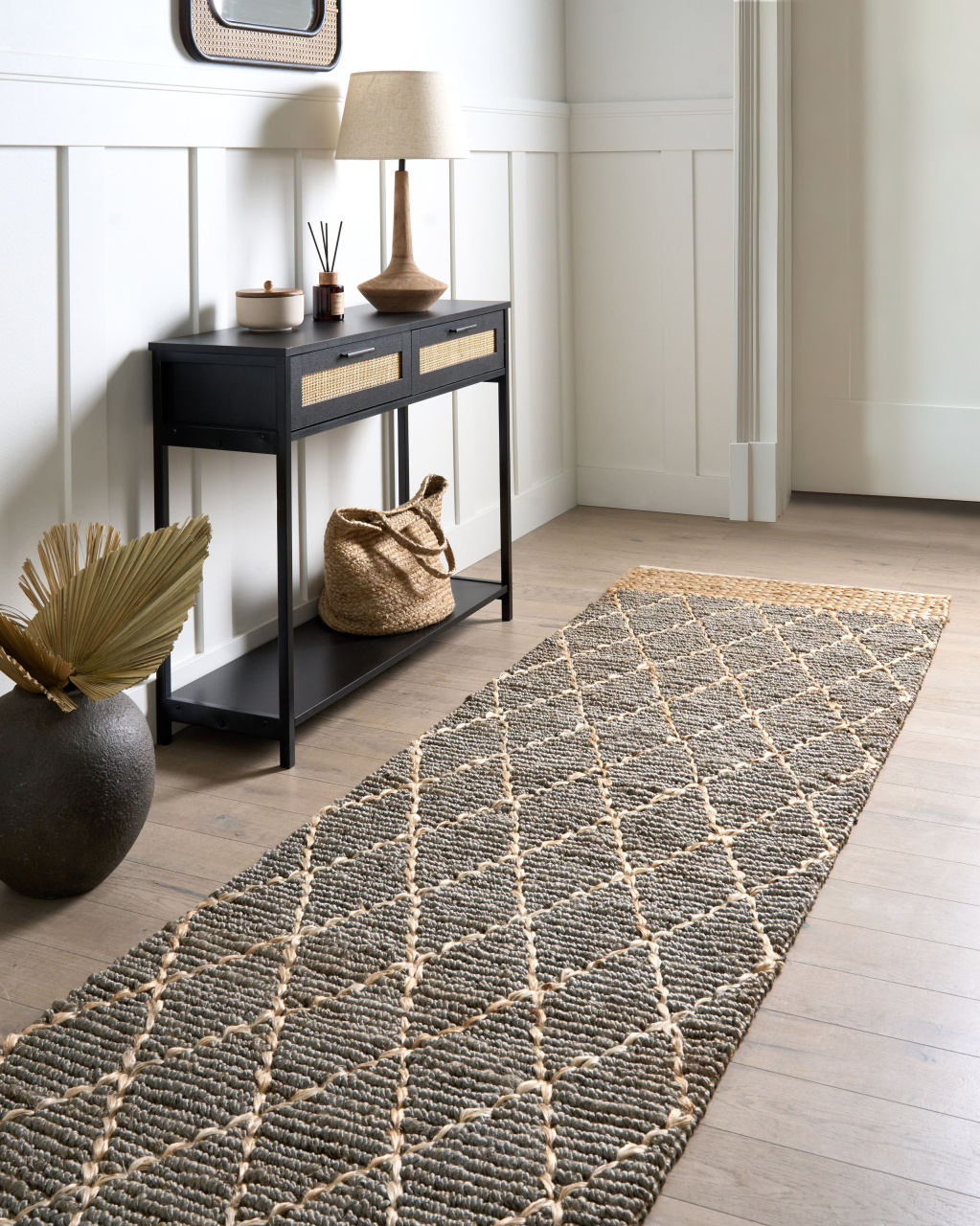 TELLIKAYA rug Grey 80 x 300 cm Jute [1]