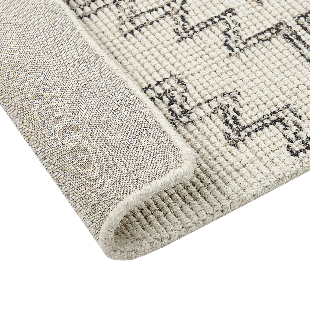 URLA Rug Beige 140 x 200 cm Wool [6]