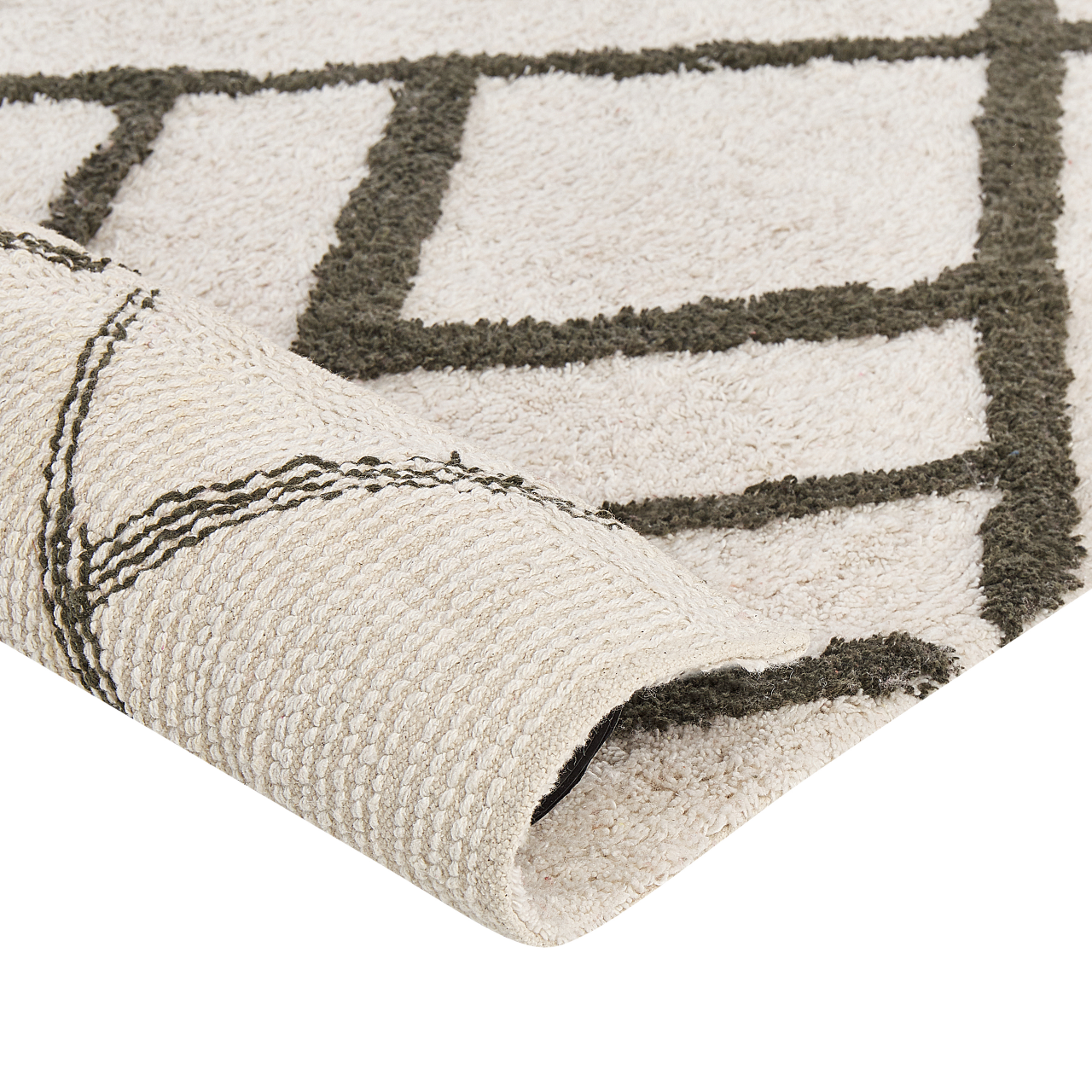 Covor YESILKOY Verde închis 160 x 230 cm Bumbac [5]