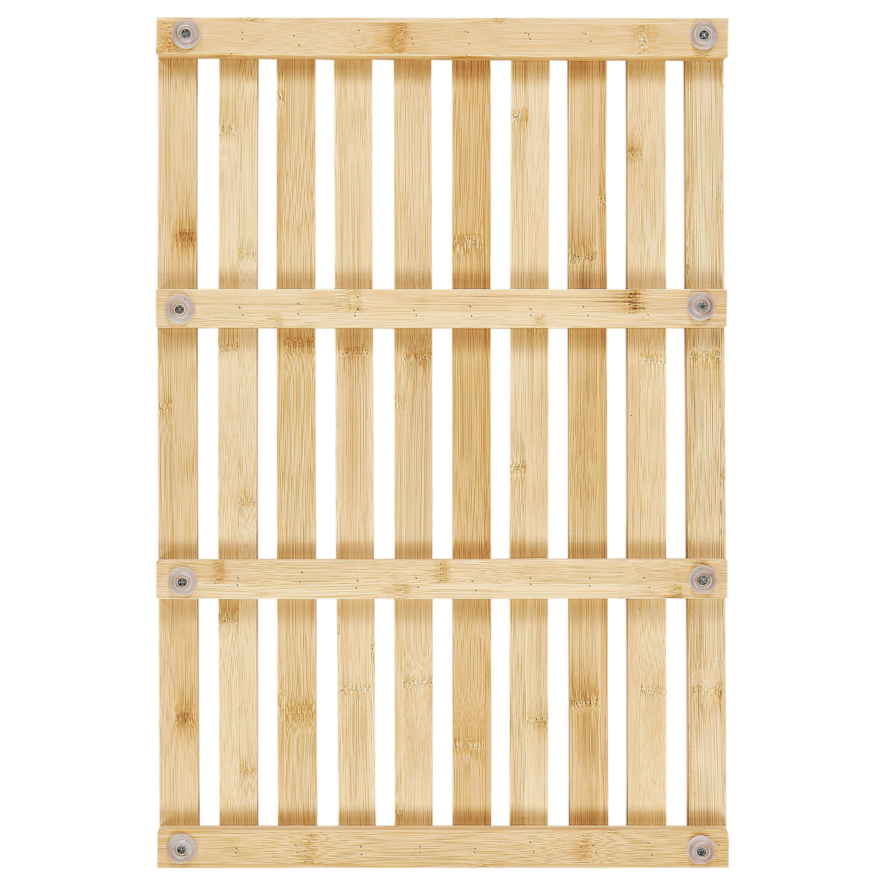 BARTOW bath mat Light brown 53 x 36 cm Bamboo wood [4]