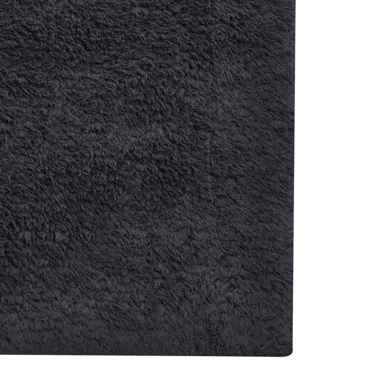 Goela Bath Mat Black 60 x 90 cm Cotton [6]