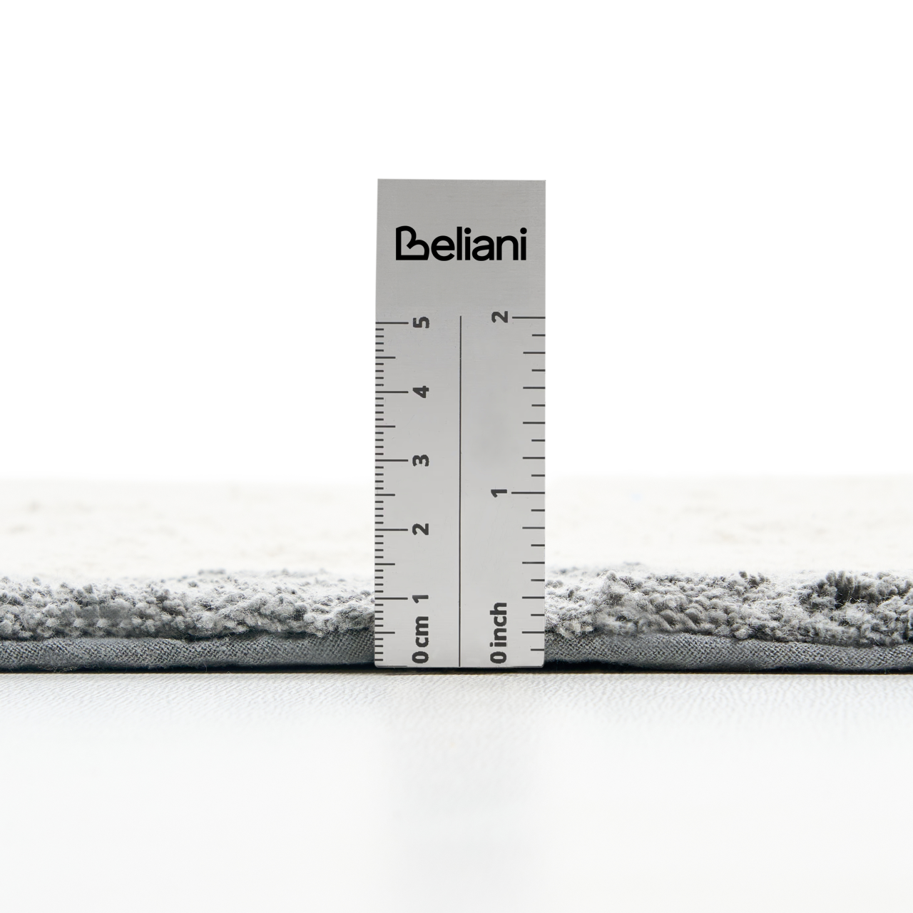 Bath mat KABRI Grey/Beige 60 x 90 cm Cotton [7]