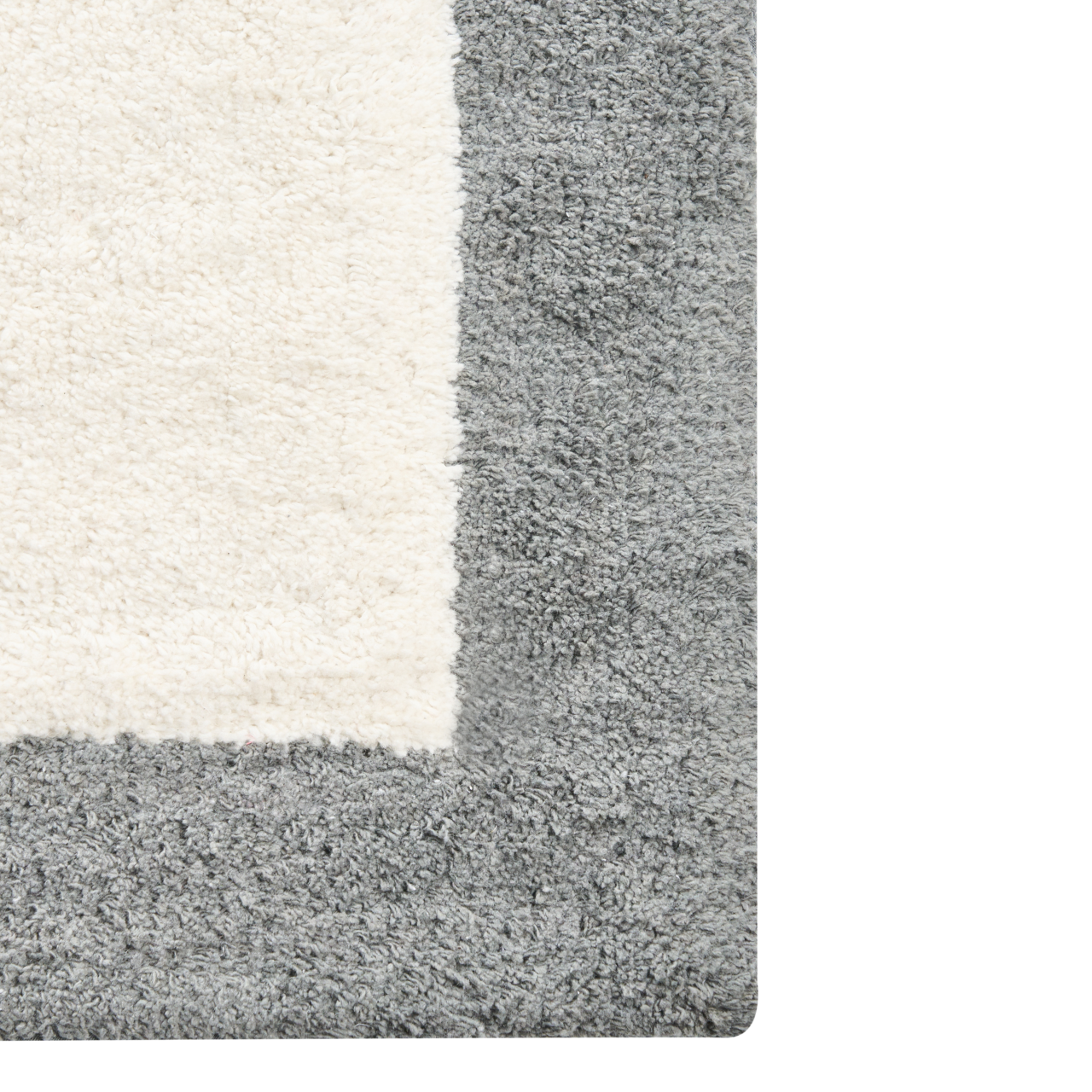 Bath mat KABRI Grey/Beige 60 x 90 cm Cotton [6]