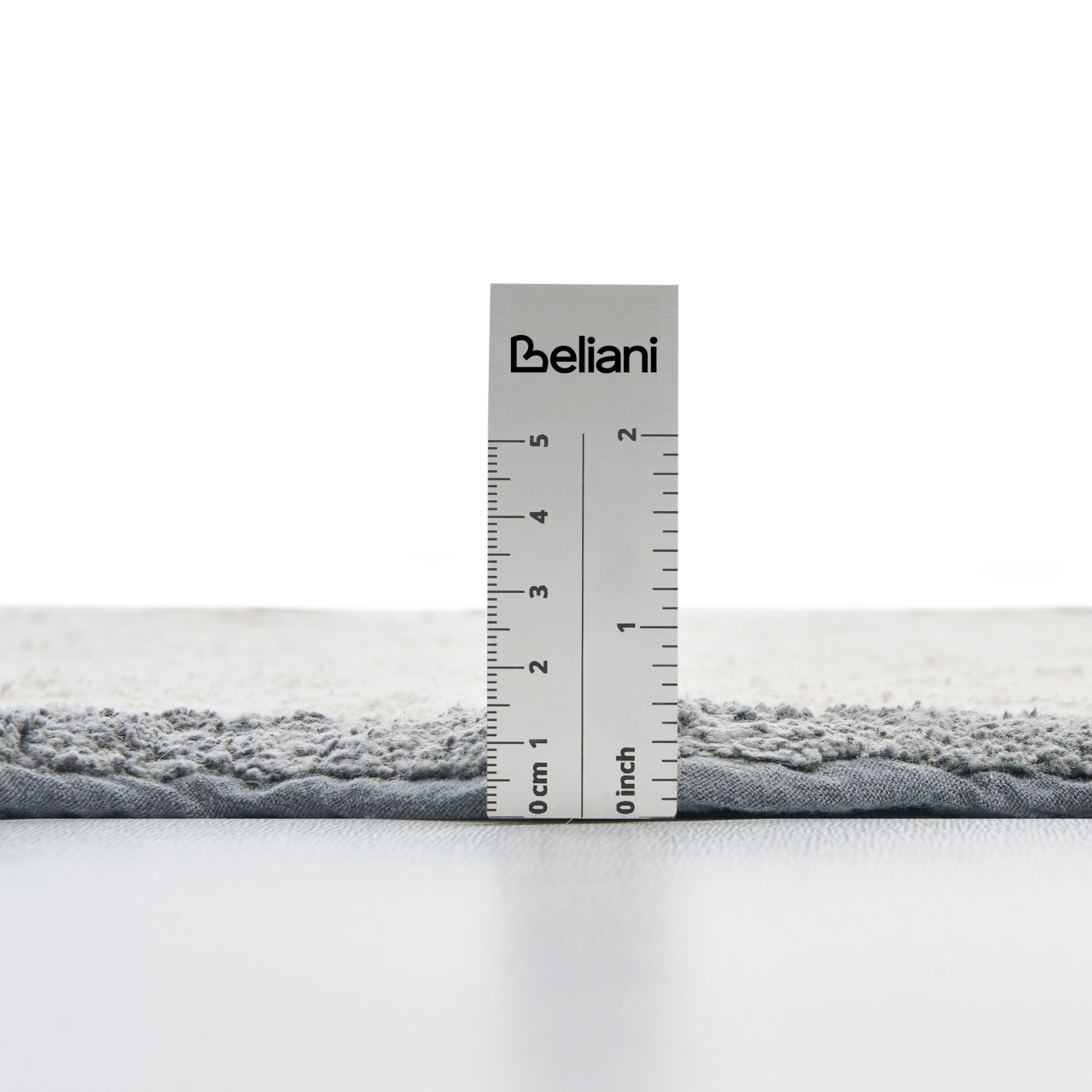 Covoraș de baie NANGAL Gri/Bej 60 x 90 cm Bumbac [7]