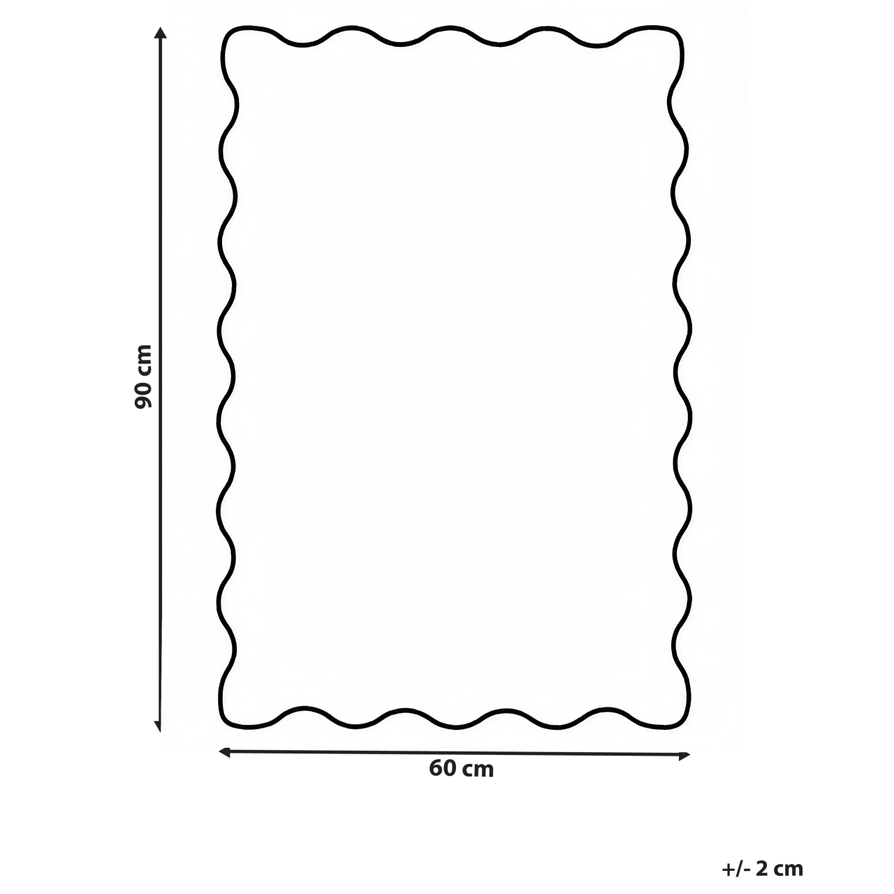 Covoraș de baie NANGAL Verde 60 x 90 cm Bumbac [3]