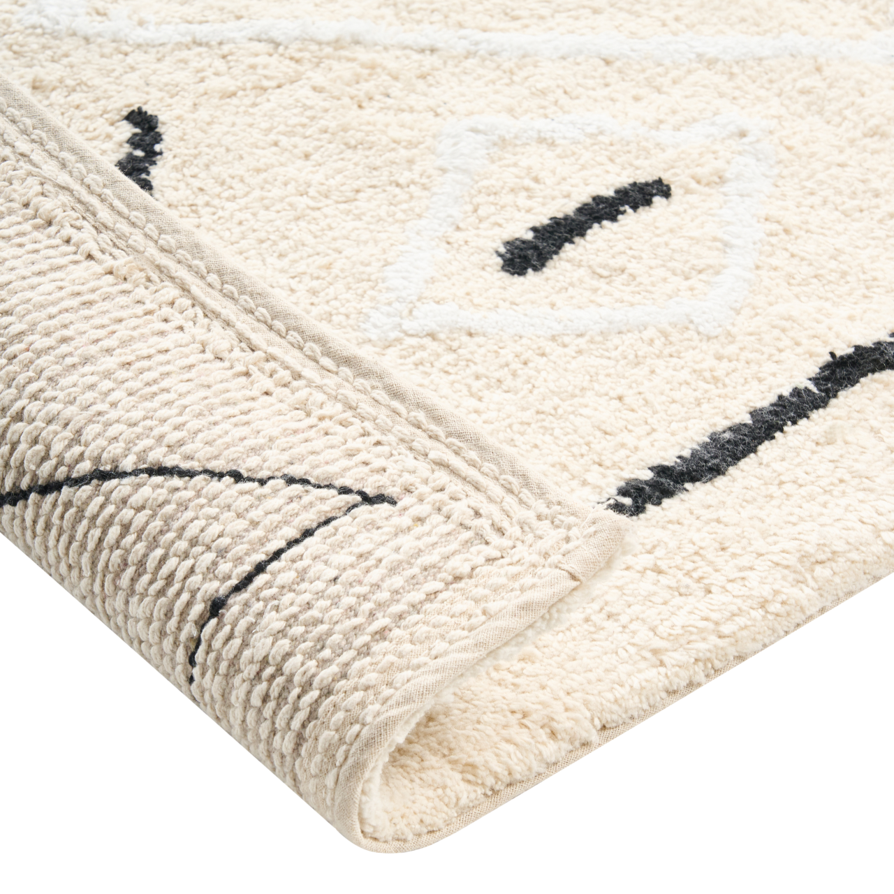 Covoraș de baie UNTLA Bej deschis 60 x 90 cm Bumbac [5]