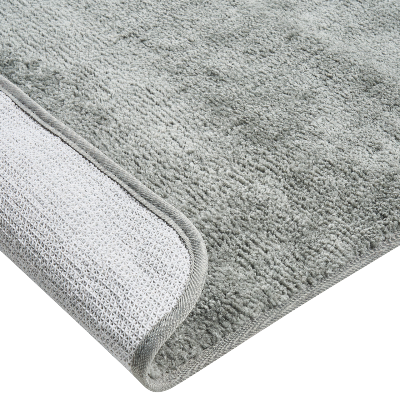 URLANA Bath Mat Grey 60 x 90 cm Microfiber [5]