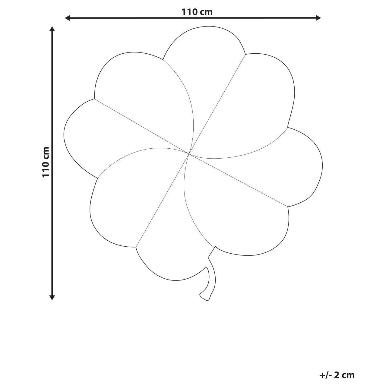 Covoraș de joacă pentru copii ACADINE 110 x 110 cm Bumbac Albastru [3]