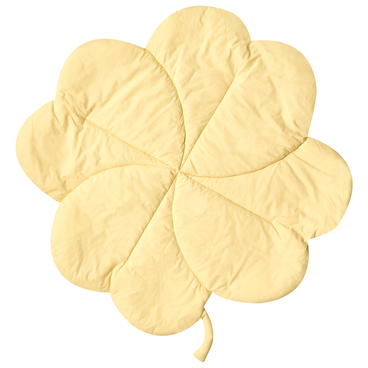 Children's play mat ACADINE 110 x 110 cm Cotton Yellow [2]