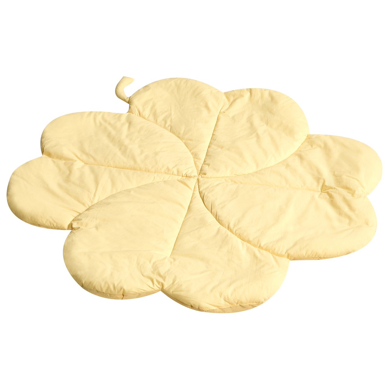 Children's play mat ACADINE 110 x 110 cm Cotton Yellow [4]