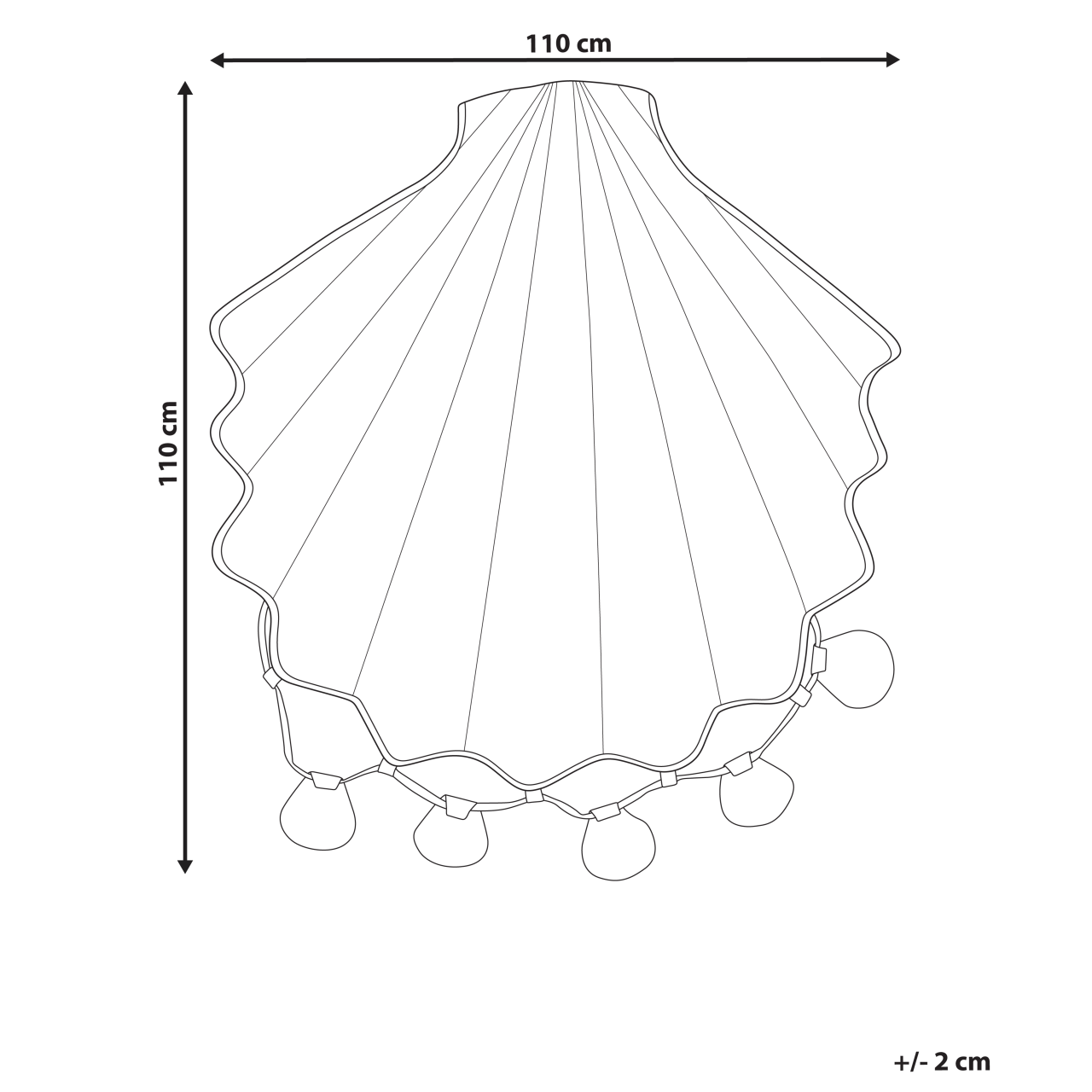 Covoraș de joacă pentru copii KADMEA 110 x 110 cm Bumbac Alb [3]