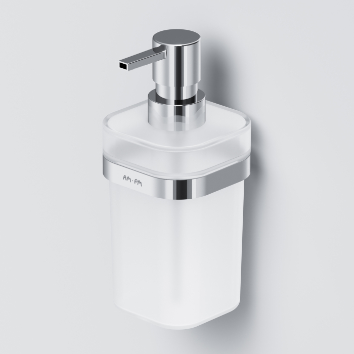 Dozator sapun lichid AM.PM Func A8F36900, sticla + metal, montaj suspendat, 200 ml [4]
