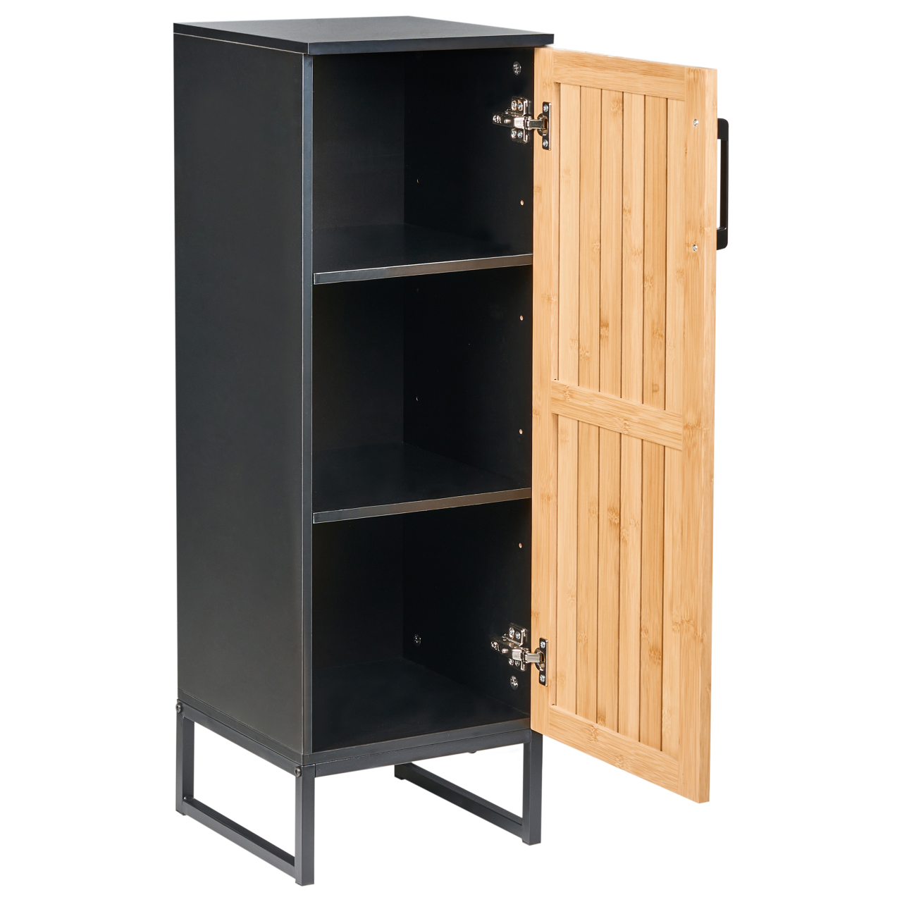 Bathroom cabinet MISCANTI Bamboo wood 30 cm Light brown [4]