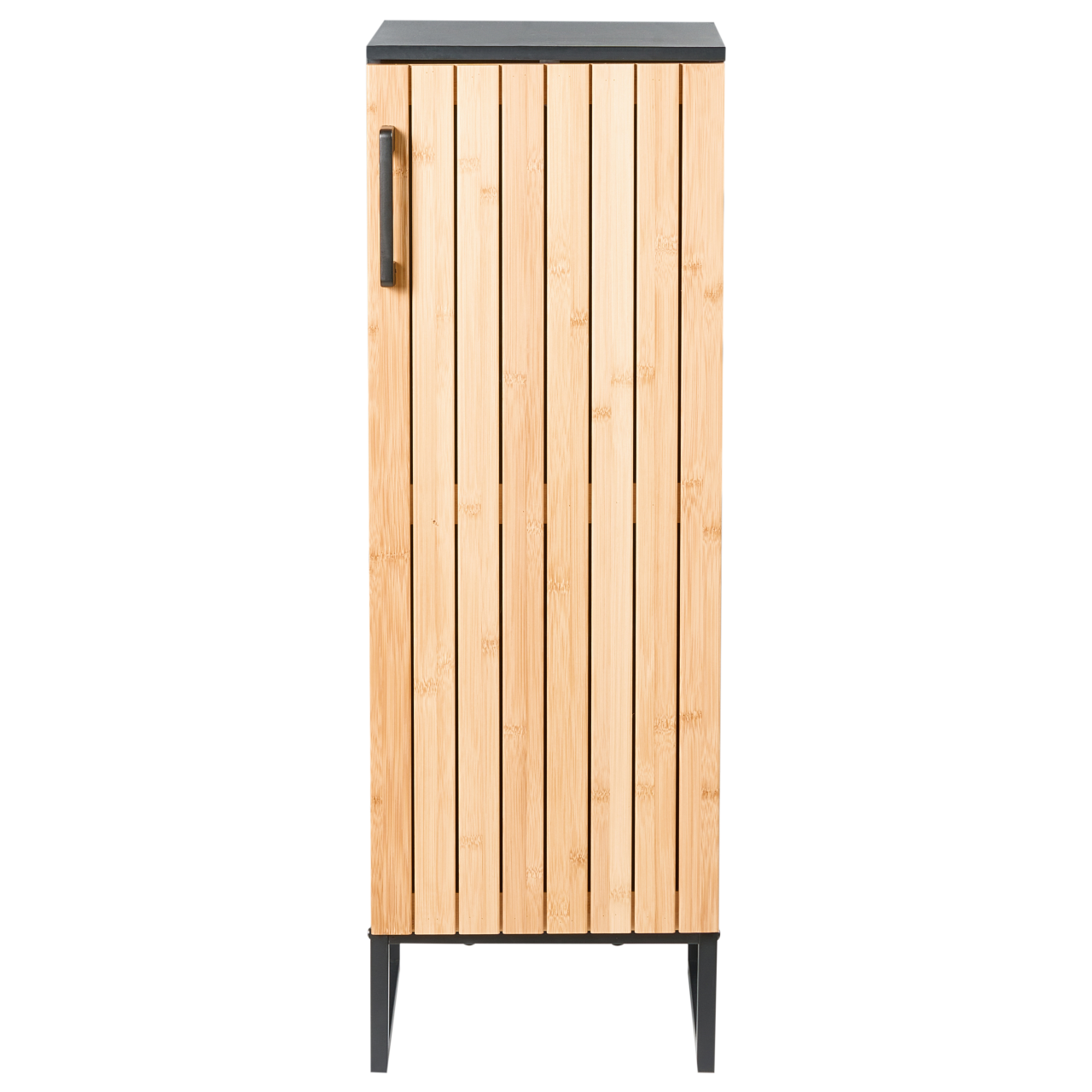 Bathroom cabinet MISCANTI Bamboo wood 30 cm Light brown [5]