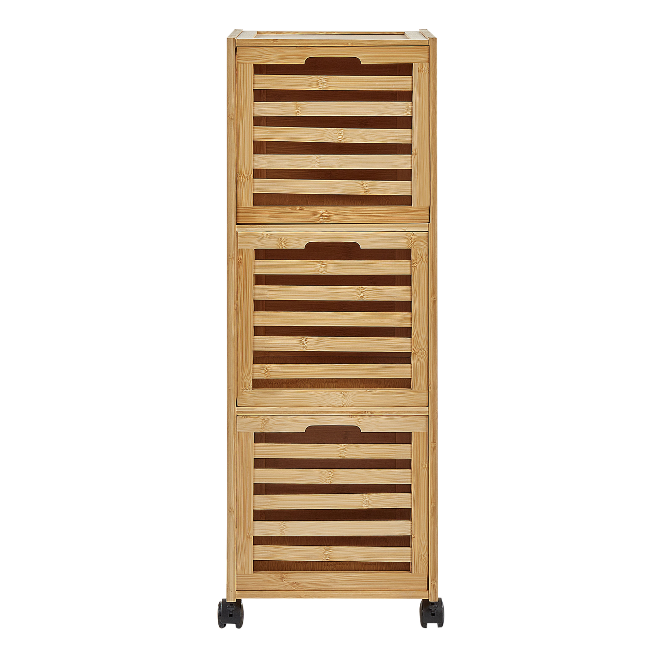 Bathroom Cabinet SHAWNEE Bamboo Wood 32 cm Light Brown [4]