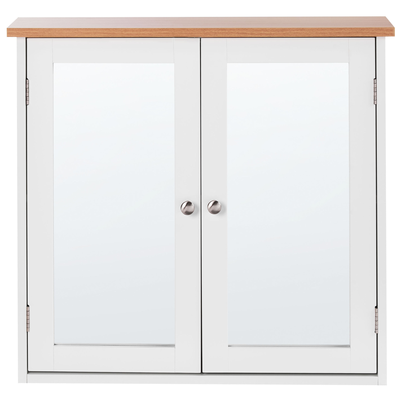 Dulap de baie suspendat cu oglindă ALAMOS 65 cm 60 cm Alb [5]