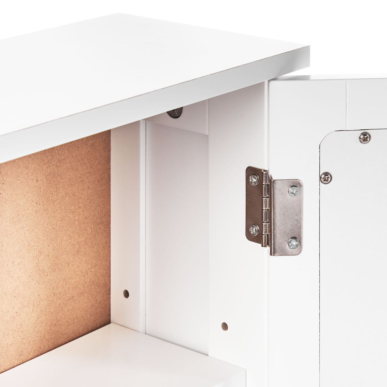 Suspended bathroom cabinet with mirror HUILA 34 cm 53 cm White [8]